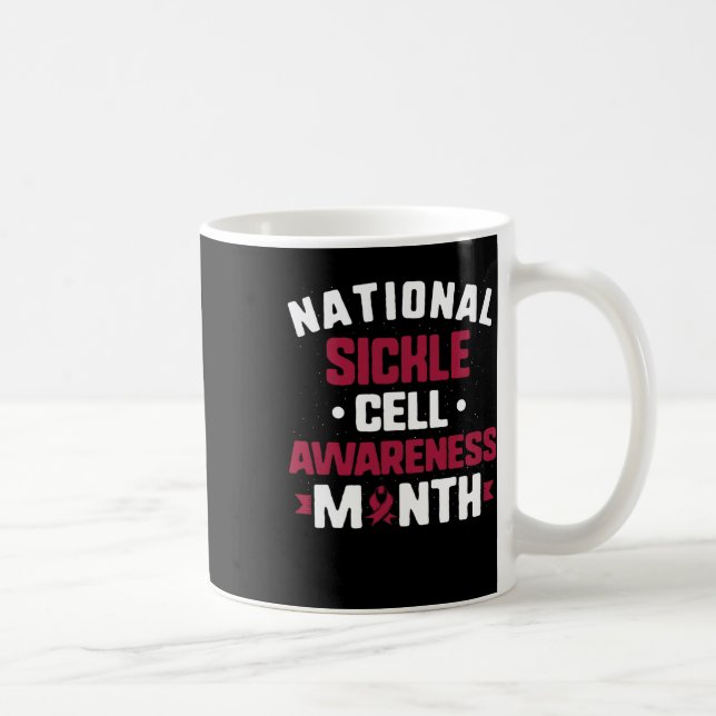 Caneca De Café Células Falsiformes Nacionais Mês de Consciência B (Direita)