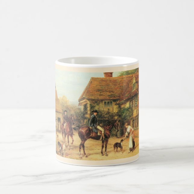 Caneca De Café Cena antiga do país (Centro)