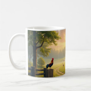 Caneca De Café Cena da Manhã do País