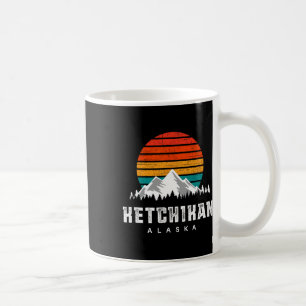 Caneca De Café Cena de montanha de Ketchikan Alasca Esqui e camin