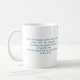 Caneca De Café Cena de Natal Religiosa e Escritura