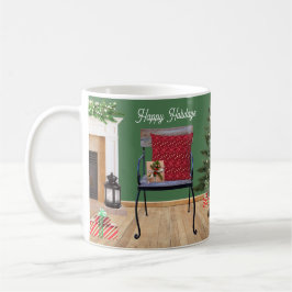 Caneca De Café Cena de Natal russa Mug