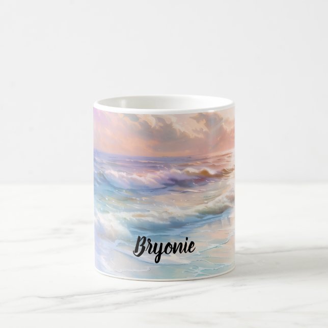 Caneca De Café Cena de Praia (Centro)