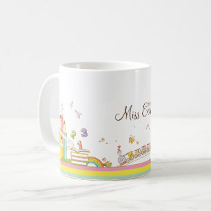 Caneca De Café Cena de Professores Whimsical Personalizada
