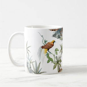 Caneca De Café Cena Tropical Selva Leopardo-d-Água
