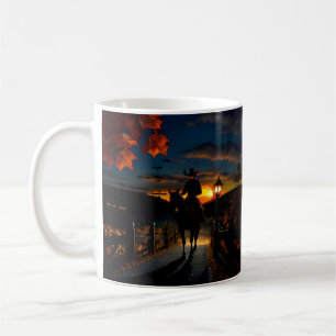 Caneca De Café Cenário de Halloween Sete