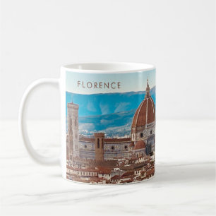 Caneca De Café Cenário Florença Itália Horizonte