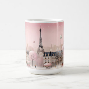 Caneca De Café Cenário Romântico de Paris
