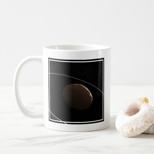 Caneca De Café Centaur 1099 Chariklo E Seus Anéis. (Com Donut)