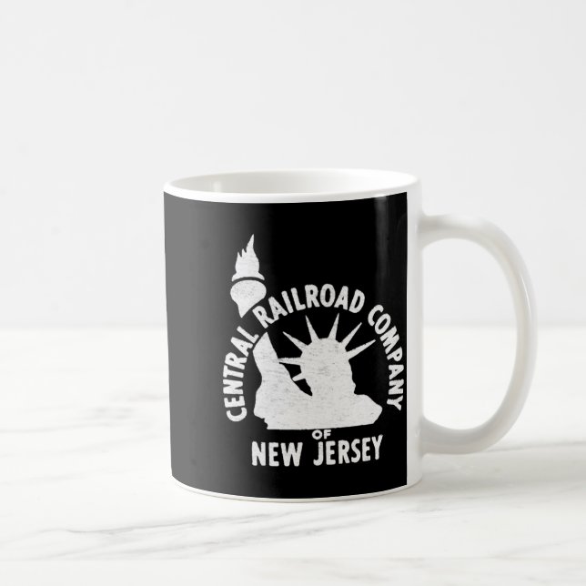Caneca De Café Central Railroad Of New Jersey _1  (Direita)