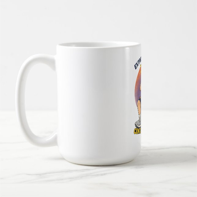 Caneca De Café Centro de Atenção Extremamente Atlético e Divertid (Esquerda)