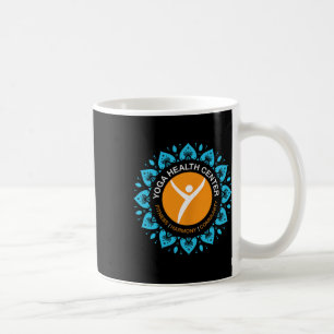 Caneca De Café Centro de Saúde Yoga Feliz Começa Aqui Design