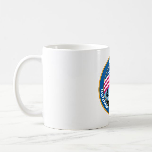 Caneca De Café Centro Espacial Kennedy da NASA (Esquerda)