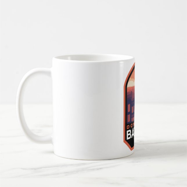 Caneca De Café Centro histórico de Batavia Illinois (Esquerda)