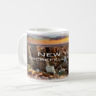 Caneca De Café Centro Rockefeller - Nova York - EUA -