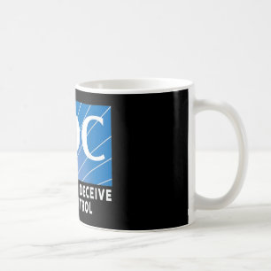 Caneca De Café Centros CDC para enganar preto