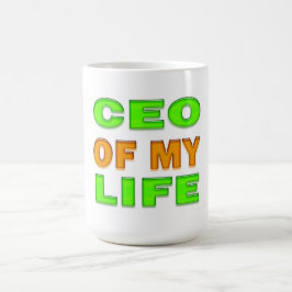 Caneca De Café CEO da minha vida motivacional e inspiracional