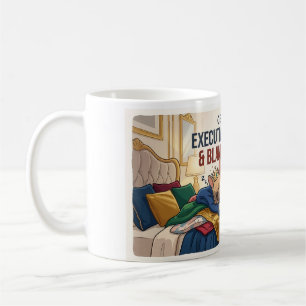 Caneca De Café CEO de Roubo de Cobertores Design Divertido de Bul