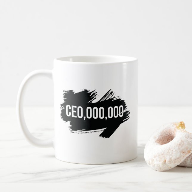 Caneca De Café CEO, empresário 000.000 (Com Donut)