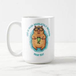 Caneca De Café CEO Engraçado do Capivara que Não Faz Nada Persona