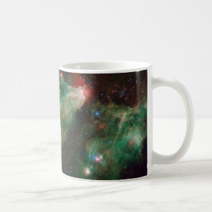 Caneca De Café Cepheus B e C Nebulosa Verde