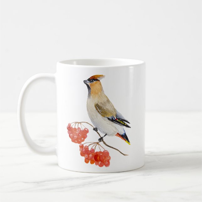 Caneca De Café Cera de aves da floresta aquosa (Esquerda)