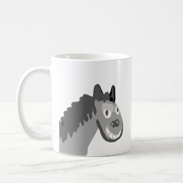 Caneca de Café Cerâmica Cartoon Cavalo Derpy (Esquerda)
