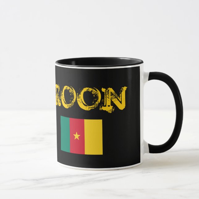 Caneca de café cerâmica de CAMEROON* (Direita)