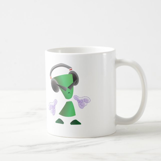 Caneca de café cerâmica do logotipo 11oz de ReeZen (Direita)