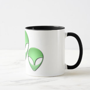Caneca de café cerâmica do trio estrangeiro