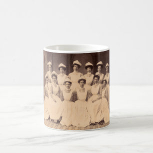 Caneca De Café cerca de 1914 formandos da escola de enfermagem