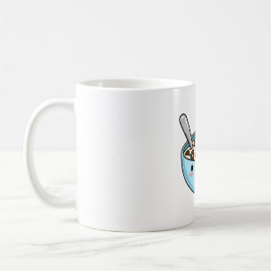 Caneca De Café Cereal de Chocolate Kawaii