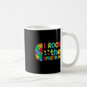 Caneca De Café Cérebro Autismo Eu Agito O Espectro Sensibilização