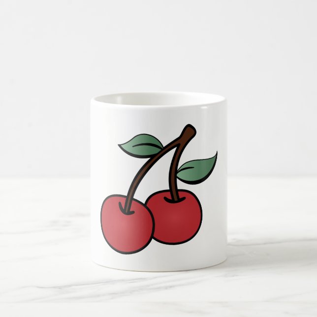 Caneca De Café Cerejas (Centro)