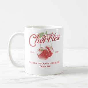 Caneca De Café Cerejas Doces Fruta Proibida