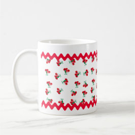 Caneca De Café Cerejas e Ric Rac Mug