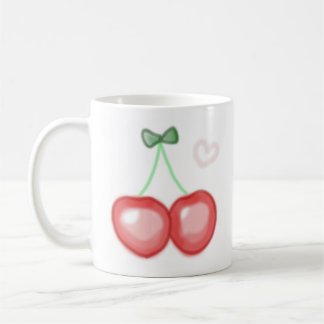Caneca De Café Cerejas Elegantes de Michigan Fofas