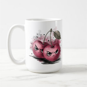 Caneca De Café Cerejas Mal-Humoradas