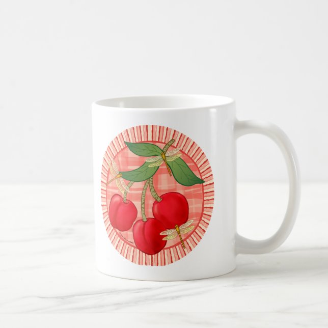 Caneca De Café Cerejas Rondo (Direita)