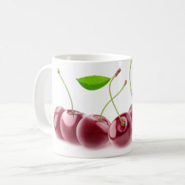 Caneca De Café Cerejas seguidas
