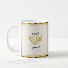 Caneca De Café Certeza Dourada - Mateus 6:25