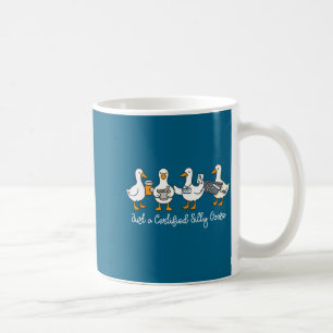 Caneca De Café Certificado Ganso Bobo Ilustração da Farmácia Cpht