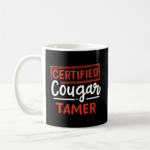 Caneca De Café Certified Cougar Tamer Para O Caçador De Cougar