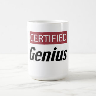Caneca De Café Certified Genius