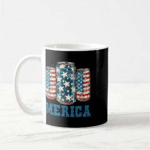 Caneca De Café Cerveja Bandeira Americana Engraçado 4 de Julho Me