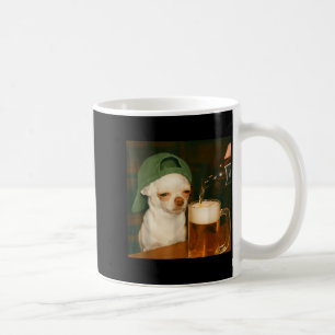 Caneca De Café Cerveja Chihuahua Meme Engraçado Reação de Cachorr