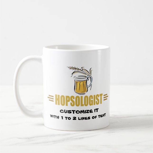 Caneca De Café Cerveja Engraçada (Esquerda)
