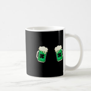 Caneca De Café Cerveja Verde Bebendo Seio Shamrock Irlandês St Pa