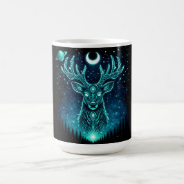 Caneca De Café Cervo Celestial – Galáxia da Vida Selvagem Graça E