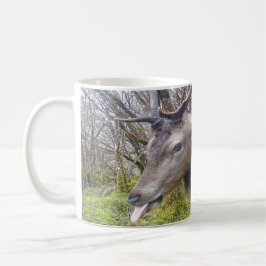 Caneca De Café Cervo Vermelho das Terras Altas Travesso Arte Dive